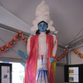 Rama figure on display, Auckland Diwali Festival