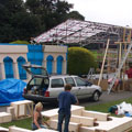 Pandal being Constructed in UK