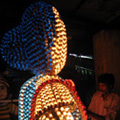 HIV ICON Bula di in Traditional lights
