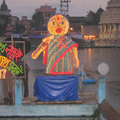 Bula di Installtion in College Square  Community Durga Festival